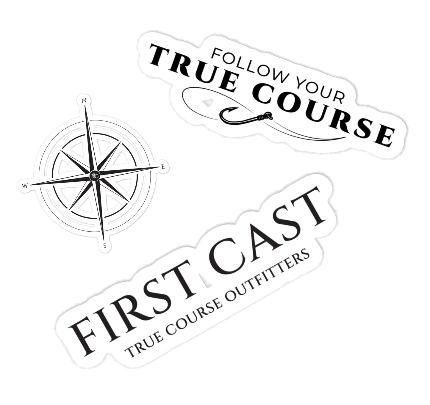 True Course Outfitters Sticker Pack